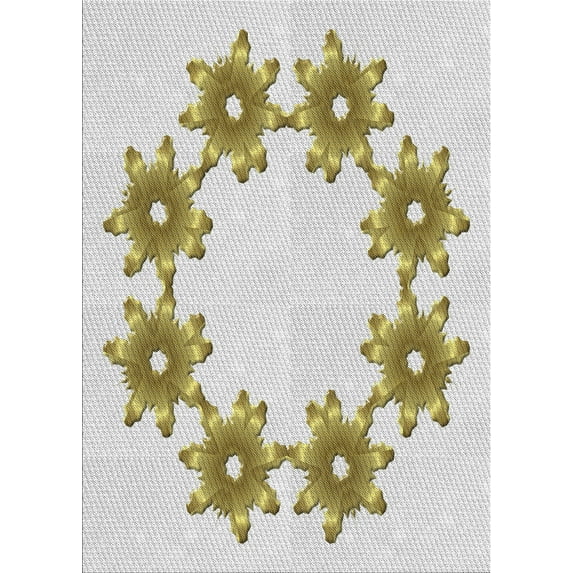 Ahgly Company Indoor Rectangle Patterned Khaki Green Novelty Area Rugs, 5' x 7'