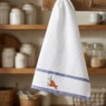 thumbnail image 2 of Unique Bargains 2Pcs Cotton Absorbent Fast Drying Dish Towels White Carrots 25" x 15", 2 of 7