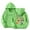 00-Green3141, variant on Oiyii Toddler Girl's Front Back Text Hoodie Sweatshirt Long Sleeve Casual Hooded Sweatshirt Outdoor Pullover Top,Red