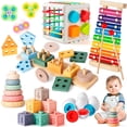thumbnail image 1 of Juguetes Montessori para bebés Somastung 7 en 1 de 6 a 12 meses y más de 1 año, 1 of 8