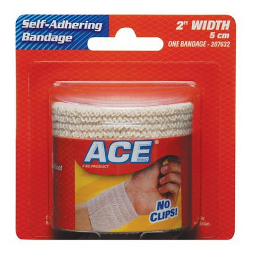 Ace Elastic Athletic Bandage With Size 2 Inch, 7460 1 Piece, 2 Pack