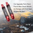 thumbnail image 5 of for D12 RC Car Upgrade Metal Shock Absorber & Rear Parts with Fixed Seat Accessories, Red, 5 of 5