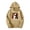 Beige(New), variant on PNTUTB Women's Fashionable Casual Loose Hooded Sweatshirt Versatile Layering Comfortable Sweatshirt