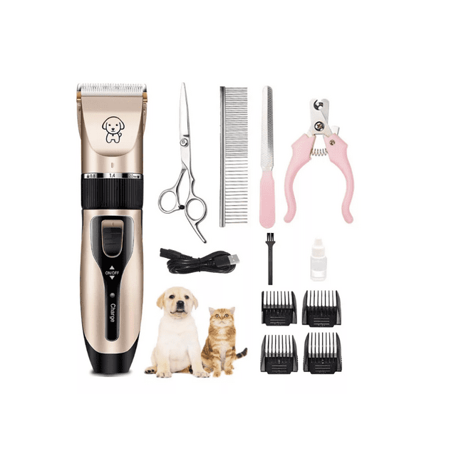 Kit Máquina Cortadora Pelo Mascotas Pet Friend Usb Recargable