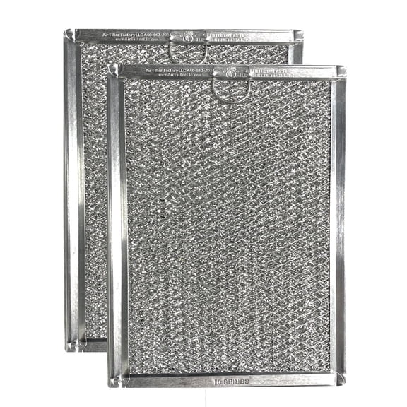 Air Filter Factory Replacement for AP2016174 GE Microwave Oven Aluminum Grease Filter 2-Pack