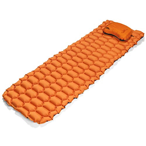 Cascade Mountain Tech Sleeping Pad and Pillow Durable Lighweight