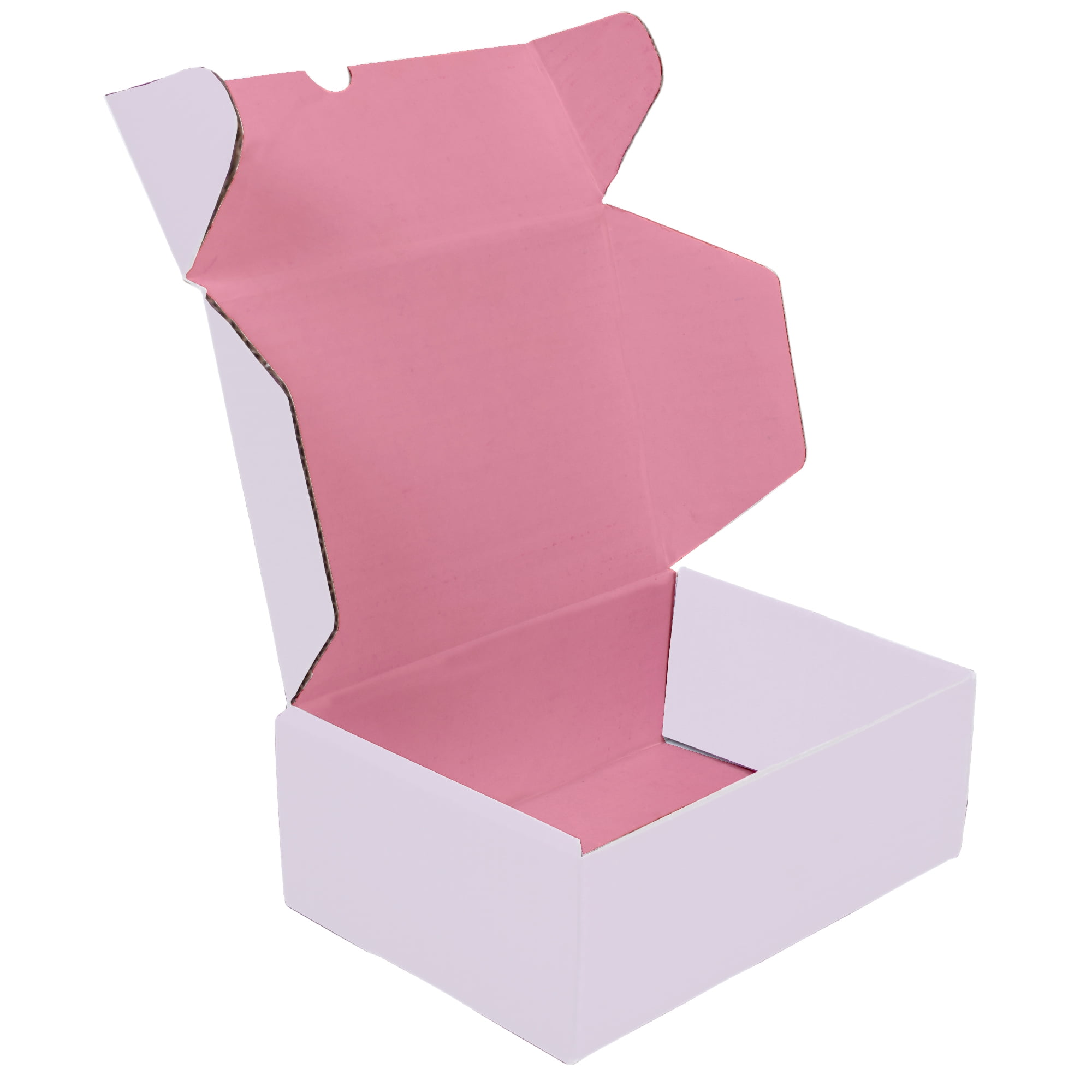 Ucanpack Corrugated Mailer Box Medium Packing Supplies For Moving Pink (White Outside), 11 x 8¾ x 4" - 50 Pcs