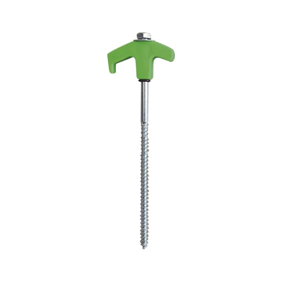 Chmadoxn Tent Stakes Heavy Duty, 8 Inch Screw in Tent Stakes, Ground Anchors Screw in, Tent Pegs Camping Stakes, Metal Threaded Tent Spikes