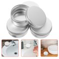 thumbnail image 1 of Phenofice 4Ud Redondos De Aluminio Para Almacenamiento Duradero De Cremas Maquillaje Y Pequeños Objetos, 1 of 6