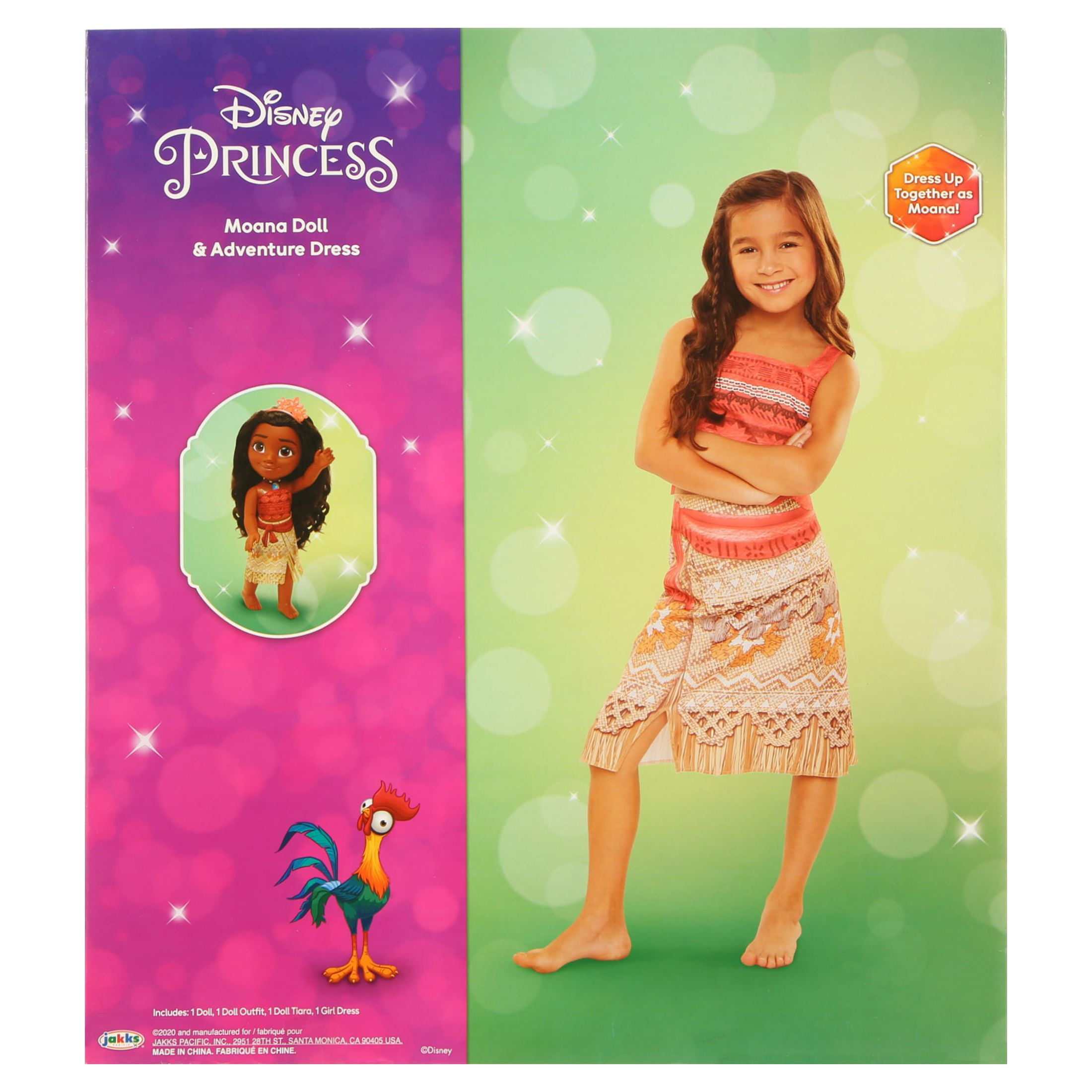 The Moana Bundle: Moana Doll (9 in.) + Moana Costume Dress (4-6X)