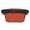 thumbnail image 2 of Hirioo Pizza Cartoon for Double Layer Waist Bag Adjustable Fanny Pack For Travel Running Hiking, 2 of 9