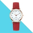 thumbnail image 3 of Staron Crystal-Studded Luminous Women's Watch, Quartz Movement Alloy Case Imitation Leather Strap, Ladies Watch, 3 of 3