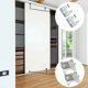 thumbnail image 4 of Ruedas para puertas corredizas de armario, piezas para puertas corredizas de armario, ruedas, rodillos, guías para rieles de armario, 2 piezas, 4 of 5
