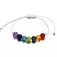 thumbnail image 4 of HOOUN 2pcs 7 Chakra Natural Stone Beads Reiki Healing Woven Rope Bracelet Yoga Jewelry, 4 of 6