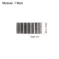 thumbnail image 2 of Unique Bargains Straight Spur Gear 12mm Inner Aperture 21T 1 Module 45# Steel Motor Gear, 2 of 5