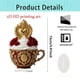 thumbnail image 2 of CaiYueKe Romantic Heart Teacup Acrylic Ornament Decorative Gift for Couples Valentine's Day Anniversary Wedding Home Decor Kitchen Desk Tabletop Decoration Love Present Souvenir Collectible, 2 of 9