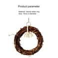 thumbnail image 6 of Meidiya 2Pcs Bird Round Rattan Swings,Natural Vine Bird Perch Chewing Toy Bird Cage Accessories for Parrots Budgie Parakeet Cockatiel Cockatoo, 6 of 7