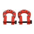 thumbnail image 2 of Piezas de decoración de gancho de remolque de Metal RC, 2 uds., aptas para TRAXXAS TRX-4 1/10 RC Crawler (rojo), 2 of 8