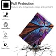 thumbnail image 2 of Allytech Case Fit New iPad Pro 11 inch Case 2021(3rd Gen)/Pro 11 2nd Gen 2020, Shockproof PU Leather Book Stand Style Cover Design Auto Sleep Wake Magntic Sleeve with Pencil Holder, Colorful Floral, 2 of 8