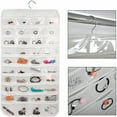 thumbnail image 3 of LAMIRO 80-Pocket Double Sided Hanging Jewelry Organizer for Closet, 3 of 7