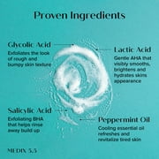Medix 5.5 Fragrance Free Retinol Body Cream with Glycolic Acid Body Wash. Anti-Aging Skincare Set. Two - 15 fl oz