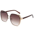 thumbnail image 1 of Gafas de sol de tendencia hueca con personalidad europea y americana de vanguardia, hechas de PC y metal., 1 of 5