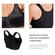 thumbnail image 5 of Corrector de postura Advancent para mujer sujetador de realce a prueba de golpes soporte deportivo chaleco de Fitness ropa interior Uniforme atlético Negro L, 5 of 6