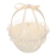 thumbnail image 1 of Cesta de niña de flores canasta de pétalos de boda elegante decoración de boda canasta de flores, 1 of 6