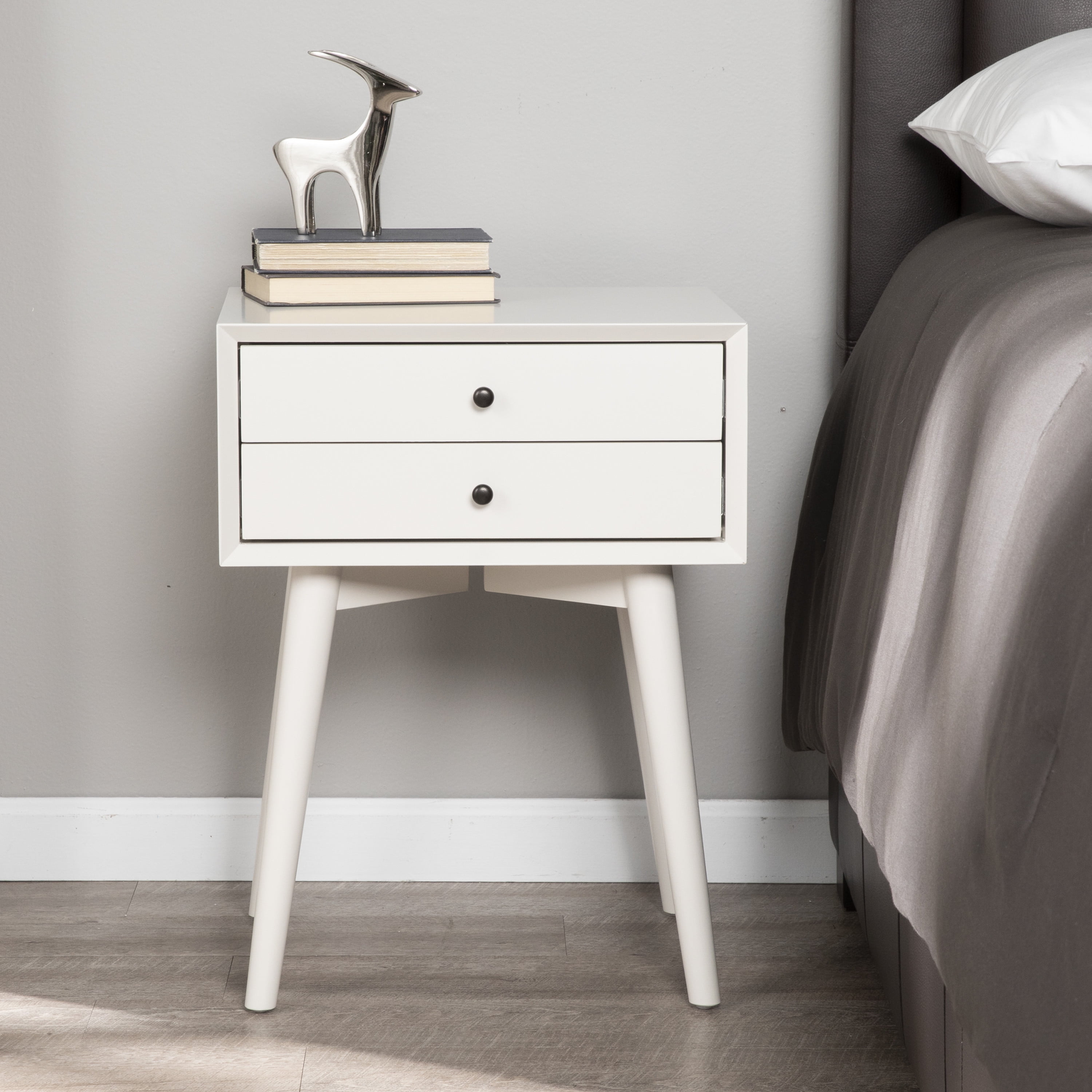 Southern Enterprises Alphonse Bedside Table w/ Drawers