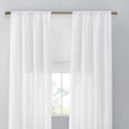 thumbnail image 5 of 1-Piece 27x64" Linen Blend Light Filtering Cordless Roman Shade,White, 5 of 20