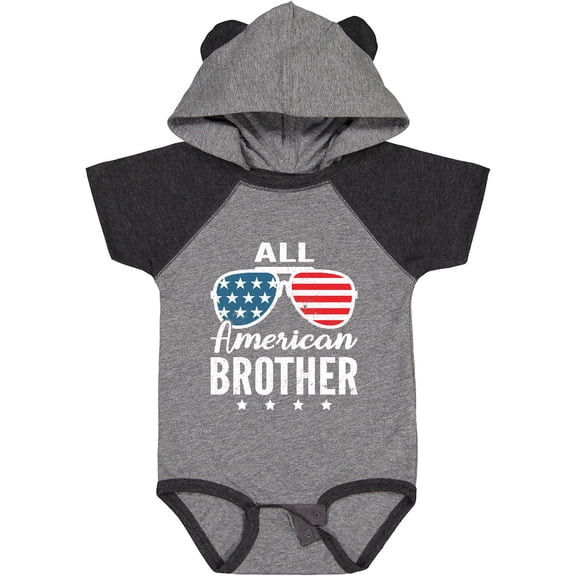 Inktastic All American Brother USA Parade Boys Baby Bodysuit