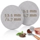 thumbnail image 1 of Wosthever Accesorios de portafiltro de café, alta compatibilidad, mejor sabor garantizado, acero inoxidable Premium, 2 uds. Juegos de servir café y té 53.5 mm., 1 of 6