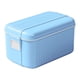 thumbnail image 2 of Jabonera multifuncional con tapa para escurrir las manos, caja para jabón con rodillo para el hogar, organizador de jabón, escurridor de jabón con rodillo, 2 of 8