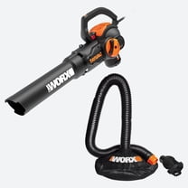 Restored Worx WG524 12 Amp TRIVAC 3-in-1 Electric Leaf Blower/Mulcher/Vac with Leaf Collection System (Refurbished)