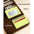 thumbnail image 4 of Fintie Credit Card Holder with ID Window, RFID Blocking PU Leather Slim Wallet Sleeve for Men Women, 4 of 10
