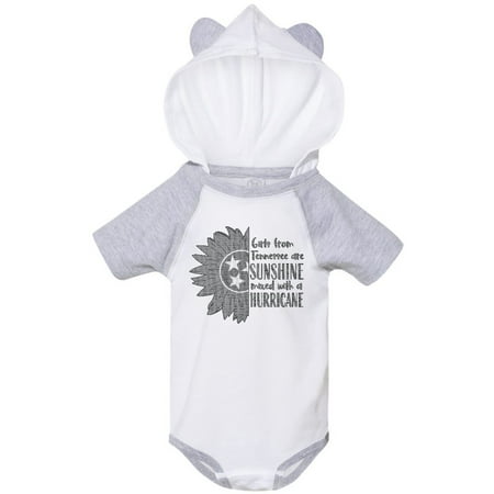 

Inktastic Girls From Tennessee Are Sunshine Mixed With A Hurricane Gift Baby Boy or Baby Girl Bodysuit