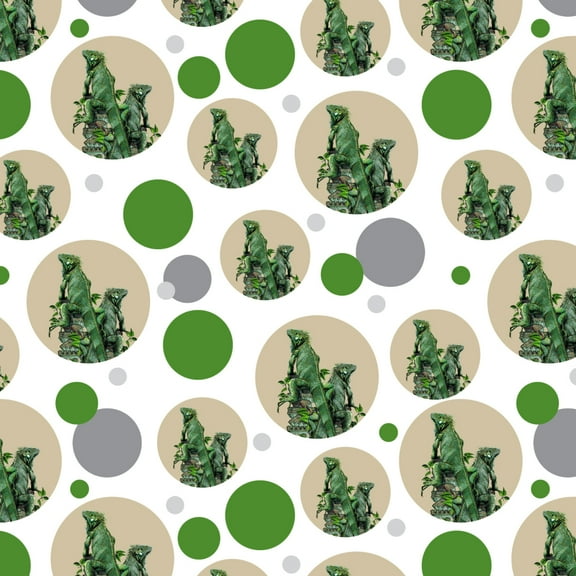 Iguanas Lizards Aztec Temple Premium Gift Wrap Wrapping Paper Roll