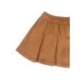 thumbnail image 2 of Wonder Nation Toddler Girl Suede Skort, Sizes 12M-5T, 2 of 4