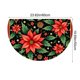 thumbnail image 3 of Alfombra Semicircular Navideña para Entrada | Tapete Absorbente y Antideslizante para El Hogar | Poliéster Multicolor | 60 X 50 Cm | 0,2 Kg | Ideal para Cocina y Baño, 3 of 6