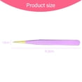 thumbnail image 2 of Fiber Tip Lash Tweezers,Non-Slip Tip Volume for Mega Volume Curved Boot Angled Tips Eyelash Tweezers For Fans Lash Applicator Tool, 2 of 5
