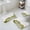 Green, variant on Gray Gold Marble Bath Mat 3 Piece Bathroom Rug Set, Modern Abstract Marble Crack Texture Non Slip Bath Rug Contour Mat and Toilet Lid Cover, Absorbent Shower Mats Soft Bath Rugs and Mats Sets