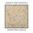 thumbnail image 2 of Design House 552406 Single Bowl Granite Vanity Top 25", Venetian Gold, 2 of 3