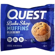 Quest Bake Shop Protein Muffins, Blueberry Flavor, 10g Protein, 3g of Sugar, 1 Count