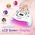 thumbnail image 4 of Blaward UV LED Nail Lamp, Nail dryer, 280W Fast UV Light for Nails Gel Polish, Professional Curing with 4 Timer Setting Auto Sensor, LED Gel Nail Dryer for Fingernail and Toenail Home Salon Use, 4 of 11