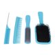 thumbnail image 3 of 4 Uds cepillo de pelo peine paleta desenredante peine de cola de rata cepillo para peinar pelo largo grueso fino rizado caja azul, 3 of 5