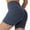 Navy, variant on Summer Fashion Yoga Shorts for Womens 2025 High Waist Plus Size Hip Lifting Fitness Yoga Shorts