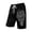 Black-2, variant on Casual Shorts for Men 2026 Summer Elastic Waist Relaxed Fit Straight Leg Viking Style Printed Shorts