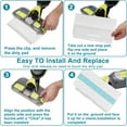 thumbnail image 7 of Aorsher Compatible with Shark VACMOP Replacement Pads 5 Pcs for VM252, VM250, VM200, VC205, QM250, VM190, VMP30, VM200P12, Ultra Absorbent Microfiber Pads, 7 of 7