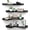 Black Floating Corner Shelves, variant on 4 Tier Floating Corner Shelves Set of 4, Rustic Pine Wood Floating Corner Wall Shelf for Wall Décor Storage, L Shaped Corner Shelf Wall Mount for Bedroom,Living Room,Bathroom,Kitchen,