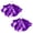 Purple, variant on Aislor 2 Packs Cheerleading Pom Poms with Handle Carnival Party Sports Meeting Dance Pompoms Cheer leader Props